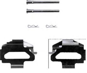 Скобы тормозных колодок BREMBO A 02 231