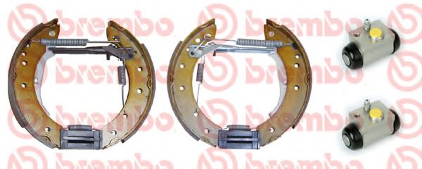Тормозные колодки барабанные BREMBO K 61 072