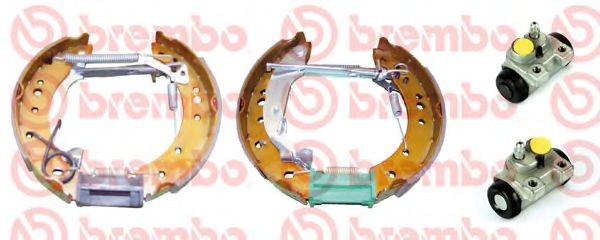 Тормозные колодки барабанные BREMBO K 61 079