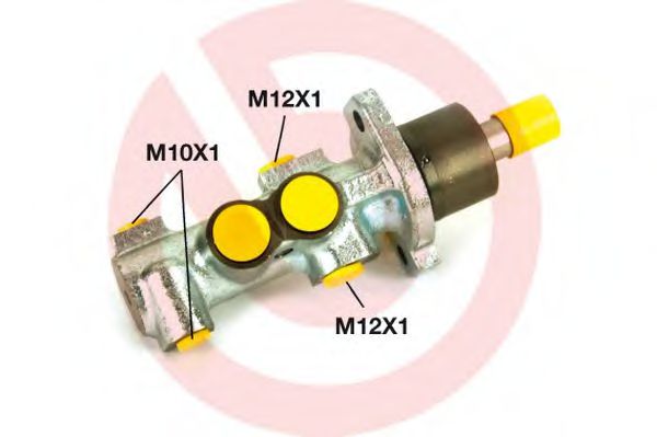Главный тормозной цилиндр BREMBO M 61 048