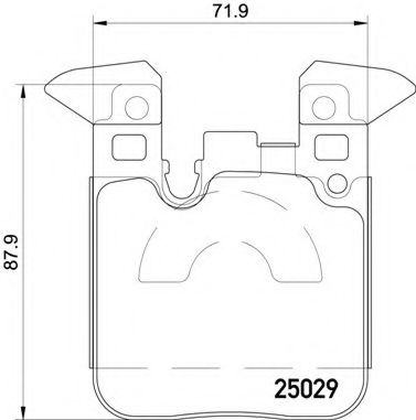 Тормозные колодки BREMBO P 06 087