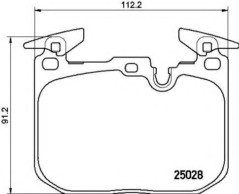 Тормозные колодки BREMBO P 06 088