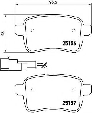 Тормозные колодки BREMBO P 23 133