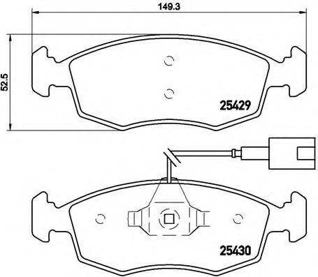 Тормозные колодки BREMBO P 23 138