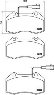 Тормозные колодки BREMBO P 23 139