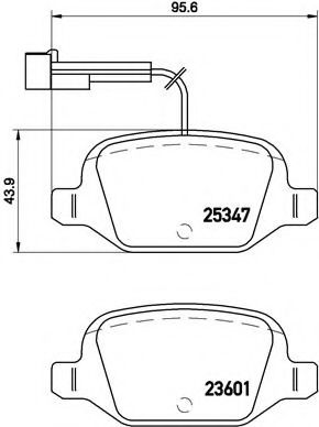 Тормозные колодки BREMBO P 23 146