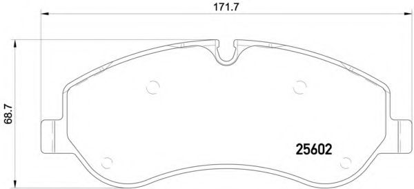Тормозные колодки BREMBO P 24 152