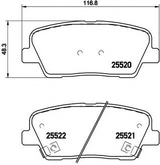 Тормозные колодки BREMBO P 30 063