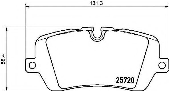 Тормозные колодки BREMBO P 44 021