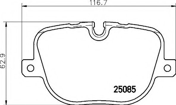 Тормозные колодки BREMBO P 44 025