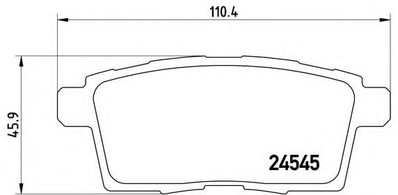 Тормозные колодки BREMBO P 49 041