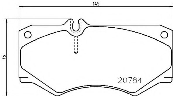 Тормозные колодки BREMBO P 50 003