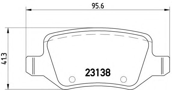 Тормозные колодки BREMBO P 50 058