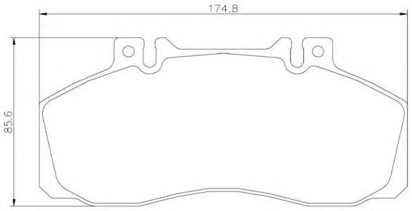 Тормозные колодки BREMBO P 50 065