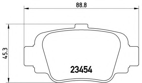 Тормозные колодки BREMBO P 56 032