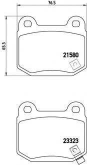 Тормозные колодки BREMBO P 56 048