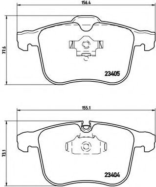 Тормозные колодки BREMBO P 59 049