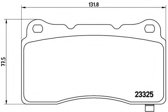 Тормозные колодки BREMBO P 59 079