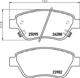 Тормозные колодки BREMBO P 59 081