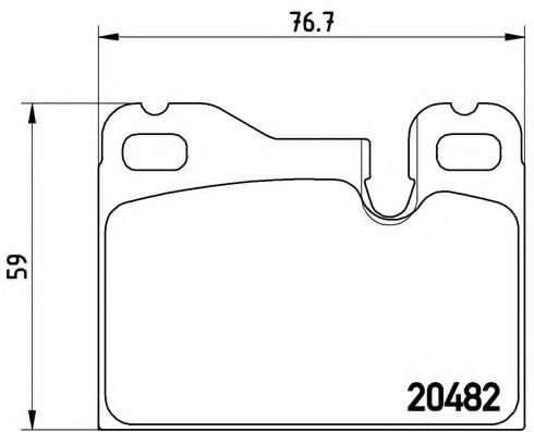 Тормозные колодки BREMBO P 65 003