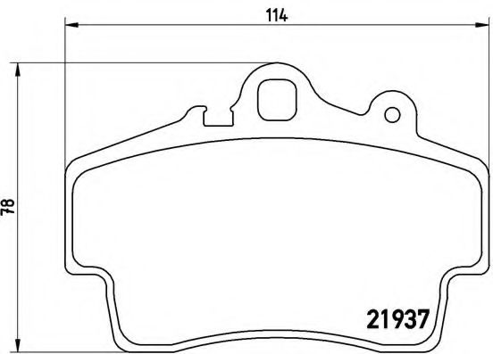 Тормозные колодки BREMBO P 65 007