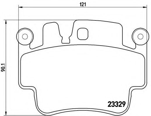 Тормозные колодки BREMBO P 65 009