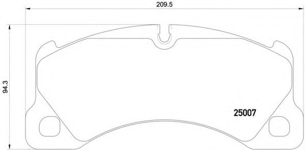 Тормозные колодки BREMBO P 65 021