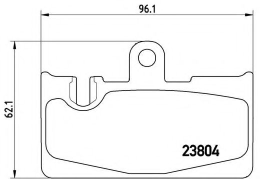 Тормозные колодки BREMBO P 83 059