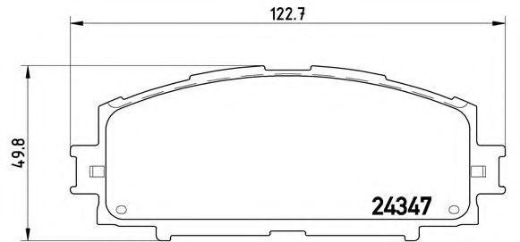 Тормозные колодки BREMBO P 83 086