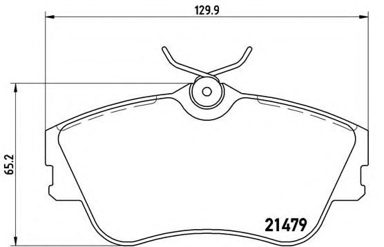 Тормозные колодки BREMBO P 85 029