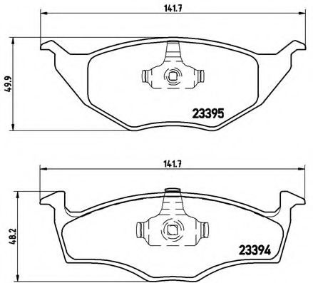 Тормозные колодки BREMBO P 85 055