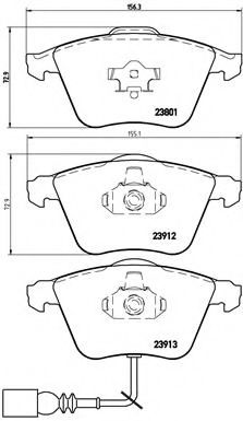 Тормозные колодки BREMBO P 85 079