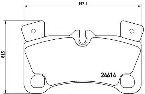 Тормозные колодки BREMBO P 85 103
