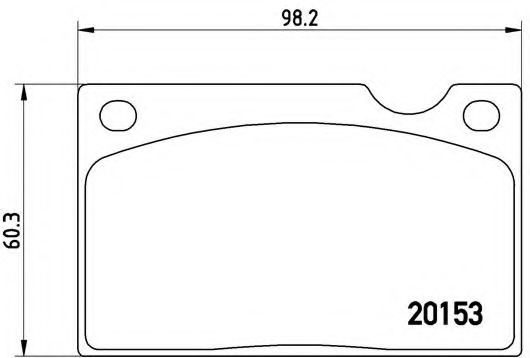 Тормозные колодки BREMBO P 86 003
