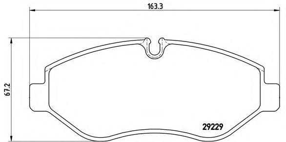 Тормозные колодки BREMBO P A6 026