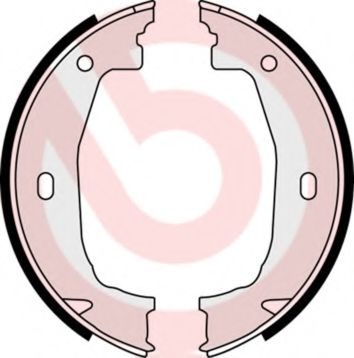 Тормозные колодки барабанные BREMBO S 06 510