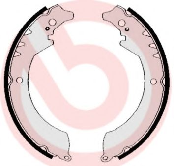 Тормозные колодки барабанные BREMBO S 16 501