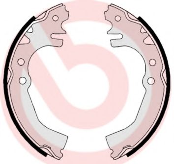 Тормозные колодки барабанные BREMBO S 16 513