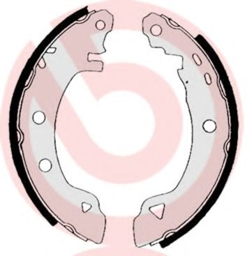 Тормозные колодки барабанные BREMBO S 23 507