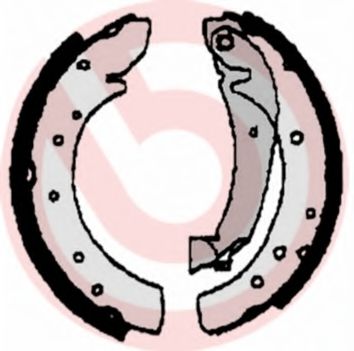 Тормозные колодки барабанные BREMBO S 23 516