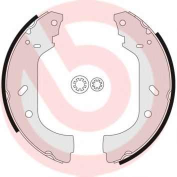 Тормозные колодки барабанные BREMBO S 23 517
