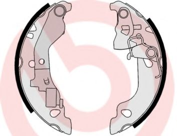 Тормозные колодки барабанные BREMBO S 23 520