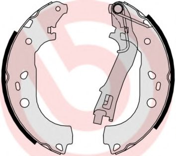 Тормозные колодки барабанные BREMBO S 23 533