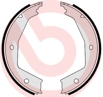 Тормозные колодки барабанные BREMBO S 23 554