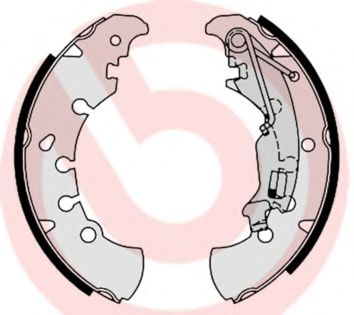 Тормозные колодки барабанные BREMBO S 23 555