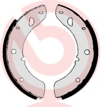Тормозные колодки барабанные brembo S 23 557
