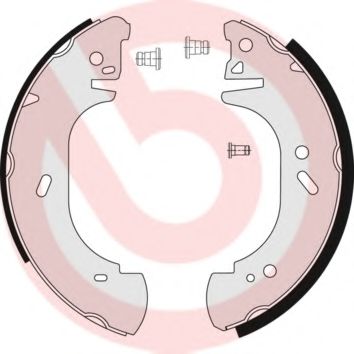 Тормозные колодки барабанные BREMBO S 24 522