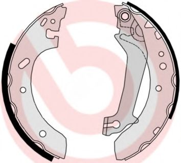 Тормозные колодки барабанные BREMBO S 24 526