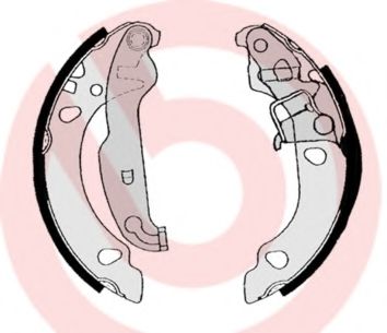 Тормозные колодки барабанные BREMBO S 24 530