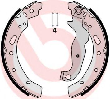 Тормозные колодки барабанные BREMBO S 24 540
